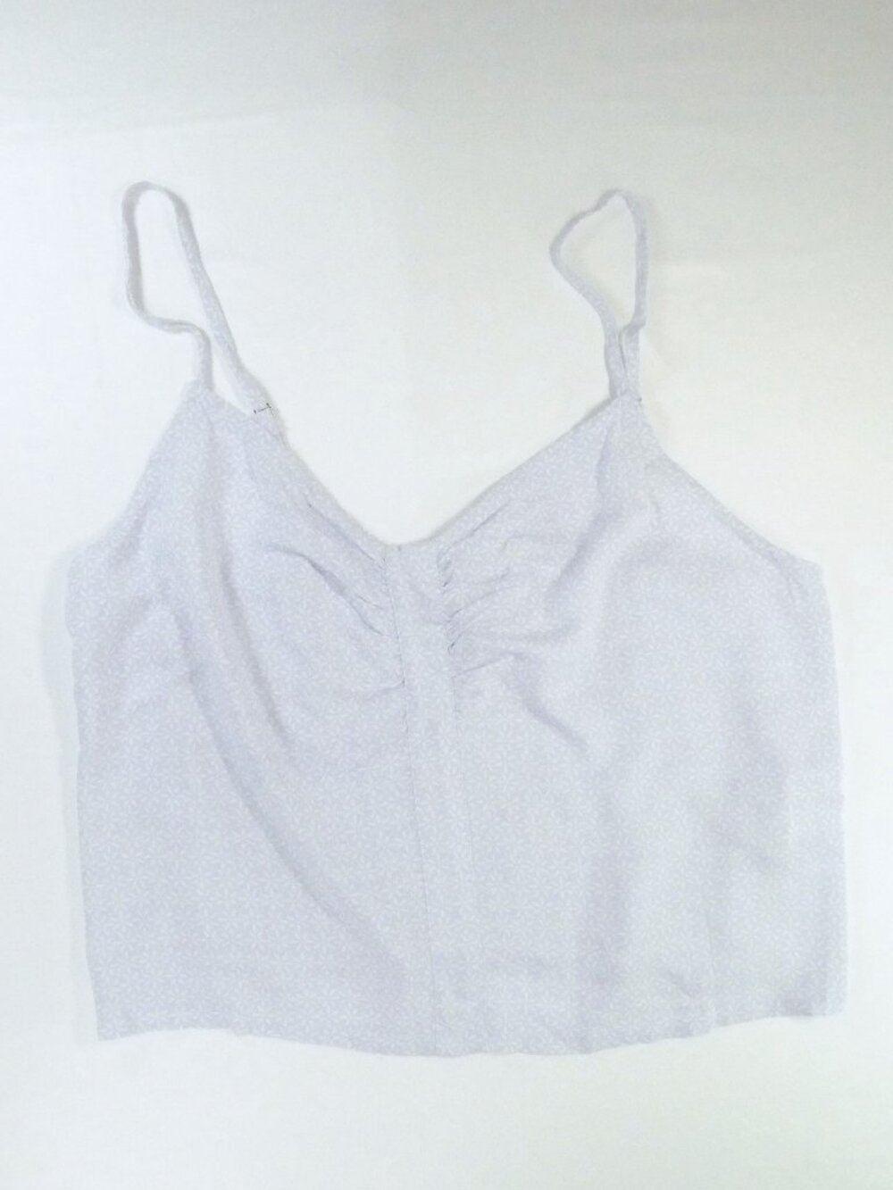 NEW Splendid Sleep Camisole Tank Purple Floral Viscose Pajama Top Smocked Sz M